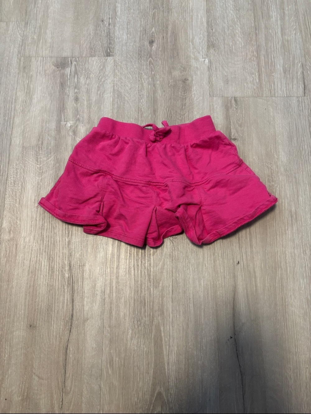 Girls' Hot Pink Ruffle Skort with Drawstring Waist‎